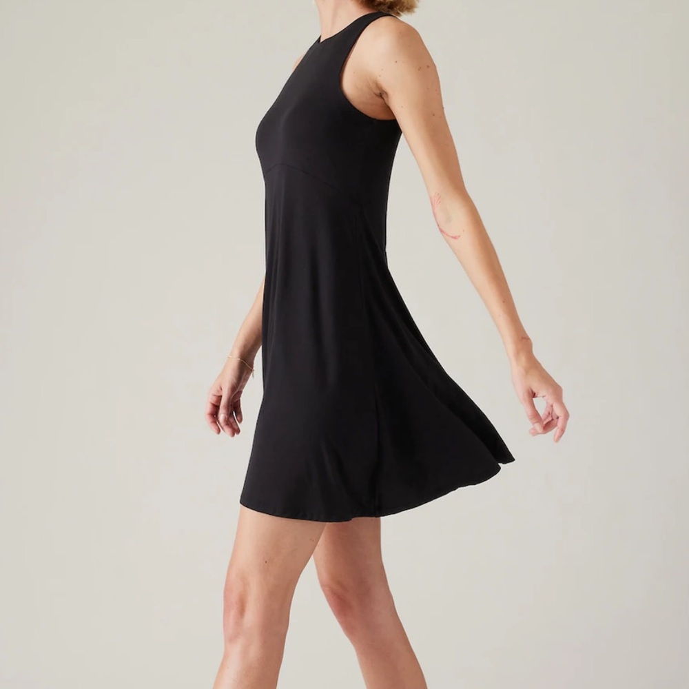 NEW!! Santorini Sleeveless Dress from Athleta in Black XL
